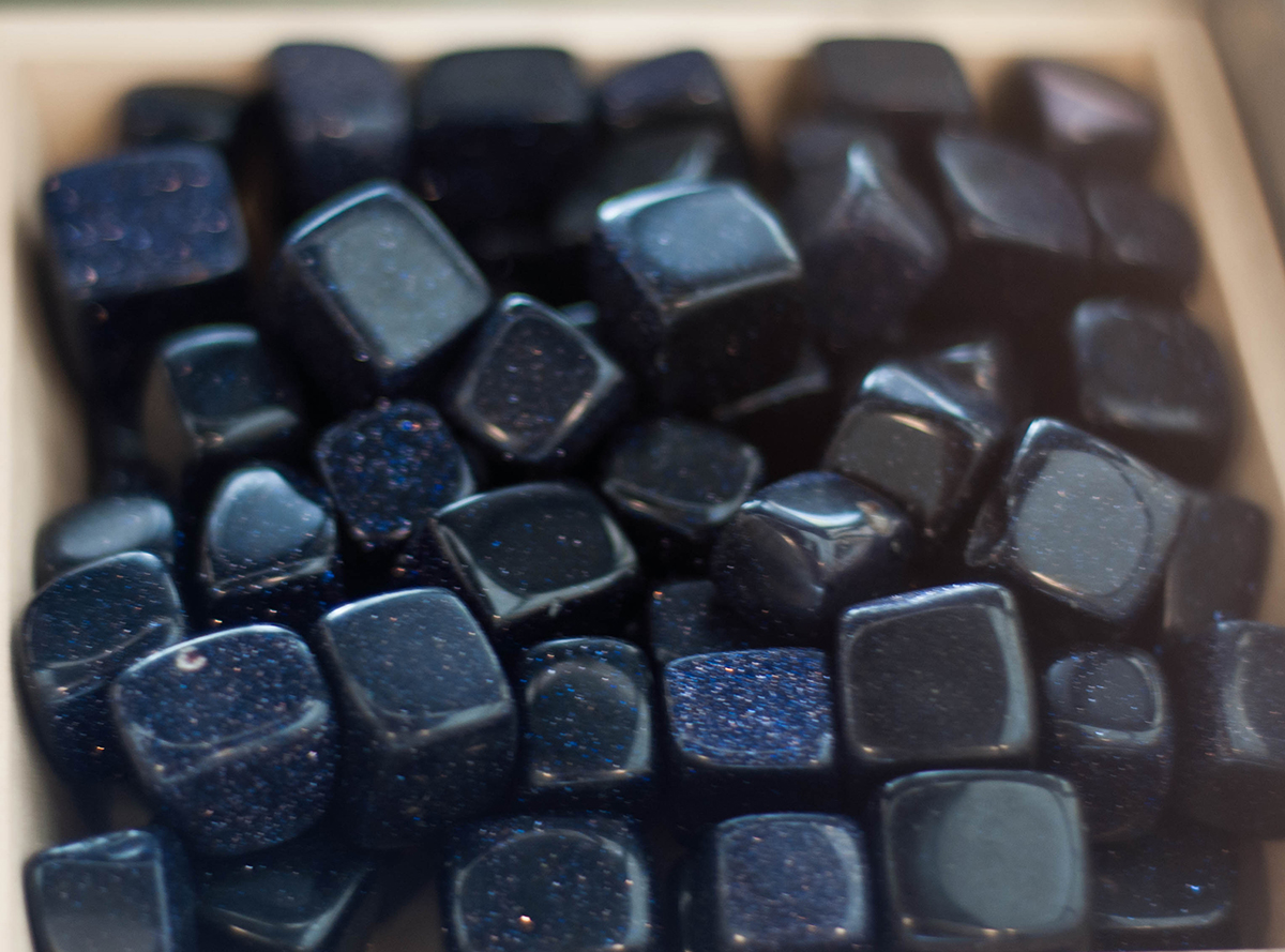 Tumbled Blue Goldstone